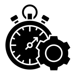 Productivity Glyph Icon