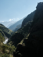 landscapes from Tsum Valley Trekking, Nepal