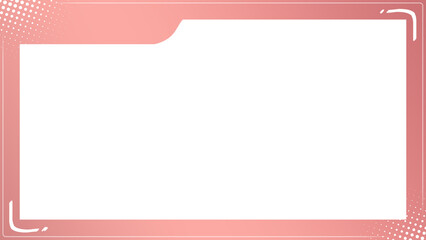 pink banner frame preview