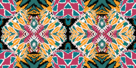 seamless ethnic pattern design.Geometric ethnic oriental ikat pattern traditional Design.ethnic oriental pattern,fabric,embroidery.Mexican pattern.merican pattern.latin african.indian fabric.Mexican
