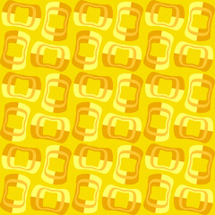 Abstract attractive ornament for decorating any surfaces or things. Seamless pattern.