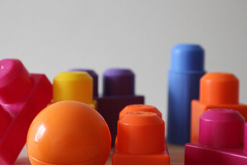 building block, colorful games for children playing
