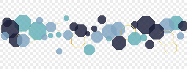 Fototapeta na wymiar Dark Blue Line Background Transparent Vector. Atom Chemical Template. Medicine Backdrop. Gray Hexagon Plexus. Geometric Illustration.