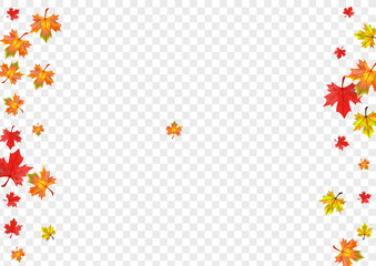 Green Floral Background Transparent Vector. Plant Ground Template. Autumnal Abstract Foliage. September Leaf Frame.