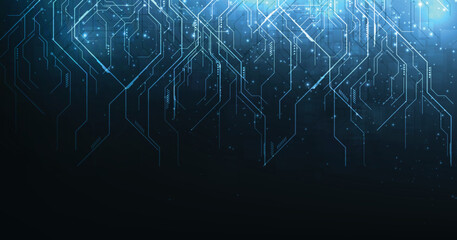 Electronic pattern background.Technology background with digital data connection system.High tech connection concept.