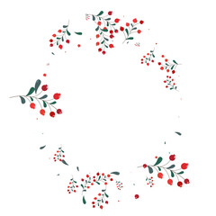 Pink Foliage Background White Vector. Herb Material Frame. Burgundy Leaf School. Decor Template. Leaves Floral.