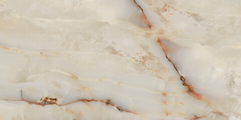 Thassos onyx glossy crystal marble tile with brown streaks, Bianco super white onix. This stone for wall and floor applications ceramic slab tile, countertops, mosaic, wall tile and wallpaper decor.