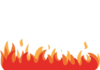 red flame yellow flame exuberant flame Burning flame PNG transparent