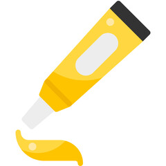 Cream Lotion Tube Beauty Skincare Healthcare flat icon