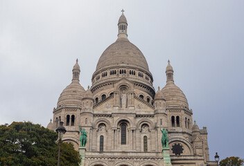 Fototapeta na wymiar Image of the Basilica of the Sacré-Coeur in Paris