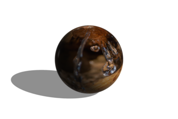 esfera com o tema água