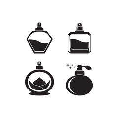 perfume logo.vector illustration symbol design