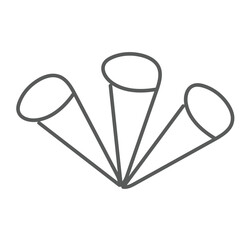 abstract line hand drawn vector element