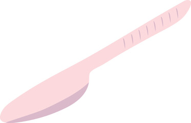 flat surgery kinfe hand drawn illustration