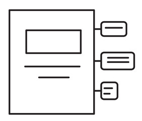 2G graphic book image and bookmark. Image in black and white. Drawn with CAD.
