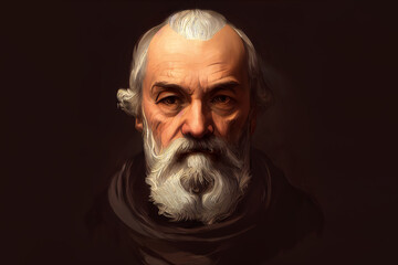 Portraits of the great physicist, astronomer, philosopher, and scientist Galileo Galilei. Historical figures for use in science education and cultural commentary, generative ai. - obrazy, fototapety, plakaty