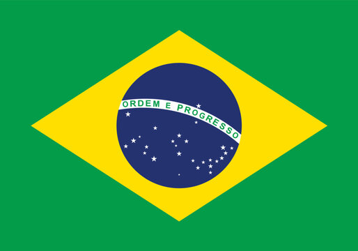  Brazil flag illustration,textured background, Symbols of Brazil