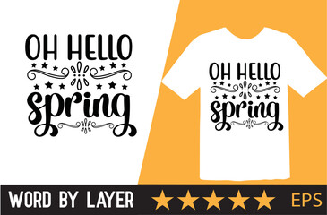 Spring svg t shirt design