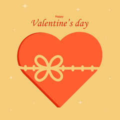 Valentine's Day vector illustration poster