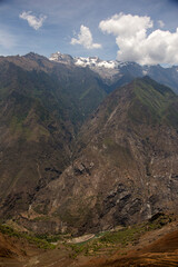 Hike through the Apurímac canyon to the ruins of Choquequirao, an Inca archaeological site in Peru, similar in structure and architecture to Machu Picchu.