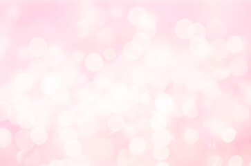 Soft pink blurred lights background, valentine's bokeh. Abstract texture,romantic backdrop.