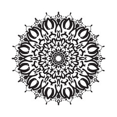 Hand drawn mandala. decoration in ethnic oriental  doodle ornament.