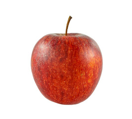 Red apple isolated on  transparent png