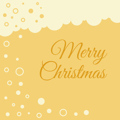 Christmas Background with Champagne imitation. Flat vector illustration.