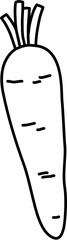 Carrot Outline
