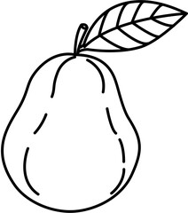 Guava Outline