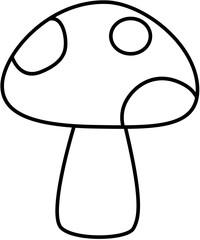 Mushroom Outline
