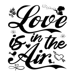 Valentines Day T-shirt Design With Vector And Elements