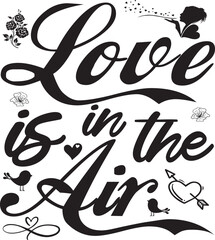 Valentines Day T-shirt Design With Vector And Elements