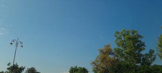 blue summer skies