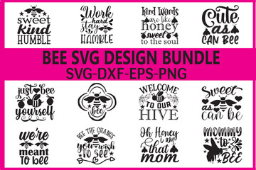 Bee svg design bundle