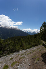 Obraz premium A landscape in Bormio area