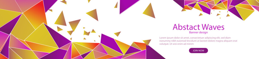 Abstract Geometric Banner
