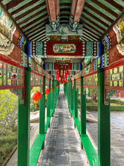 chinese temple entrance, park, garden, Baomo 