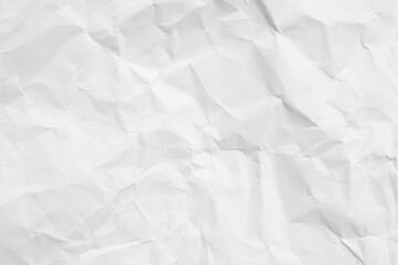 Fototapeta premium White crumpled paper texture background...