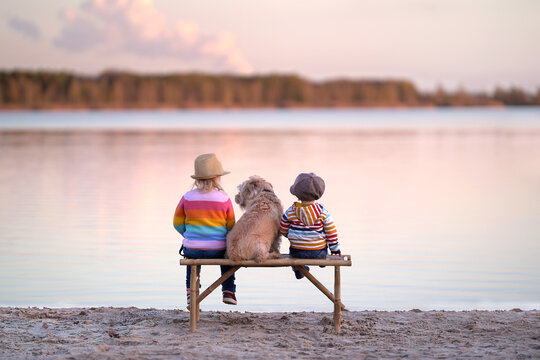 Freunde am Strand