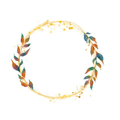 watercolor flower illustration green leaf branch collection for still life wedding background greetings Fashion wallpaper, eucalyptus, olive, green leaves, etc.