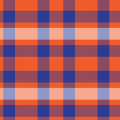 Orange Minimal Plaid textured Seamless Pattern