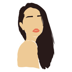 silhouette of a woman