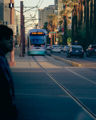 Fototapeta premium Light Rail in the city