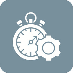 Productivity Multicolor Round Corner Glyph Inverted Icon