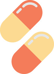 capsule pill illustration in minimal style