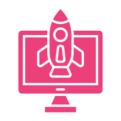 Startup Multicolor Glyph Icon