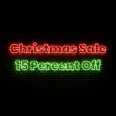 Christmas Sale 15 Percent Off