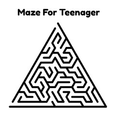 Maze Book Pages For Teenager's