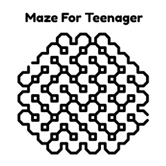 Maze Book Pages For Teenager's